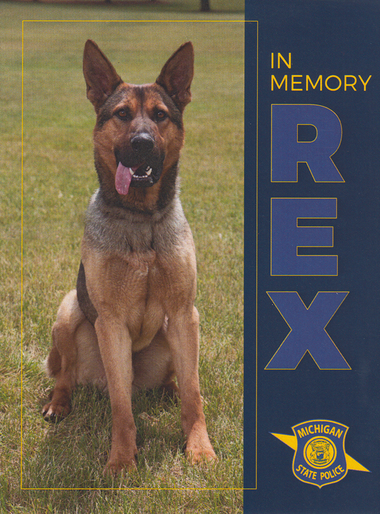 K9 Rex | Michigan State Police, Michigan K9 Rex | Michigan State Police, Michigan