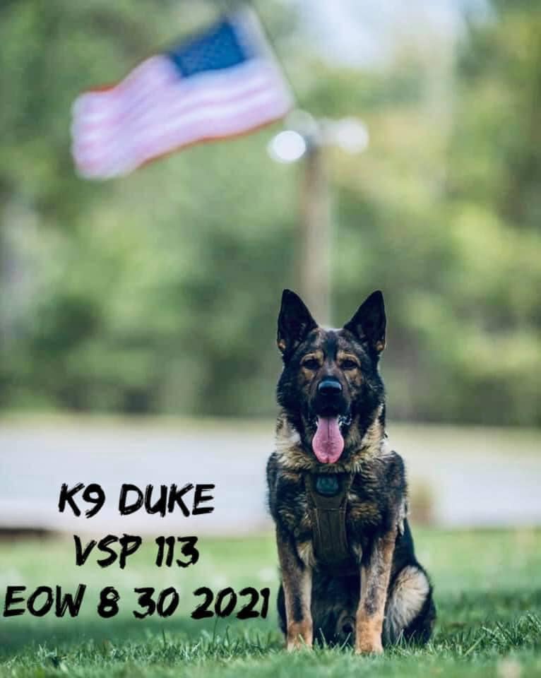 K9 Duke | Virginia State Police, Virginia K9 Duke | Virginia State Police, Virginia