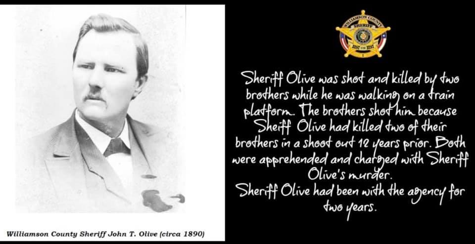 Sheriff John Thomas Olive | Williamson County Sheriff's Office, Texas Sheriff John Thomas Olive | Williamson County Sheriff's Office, Texas