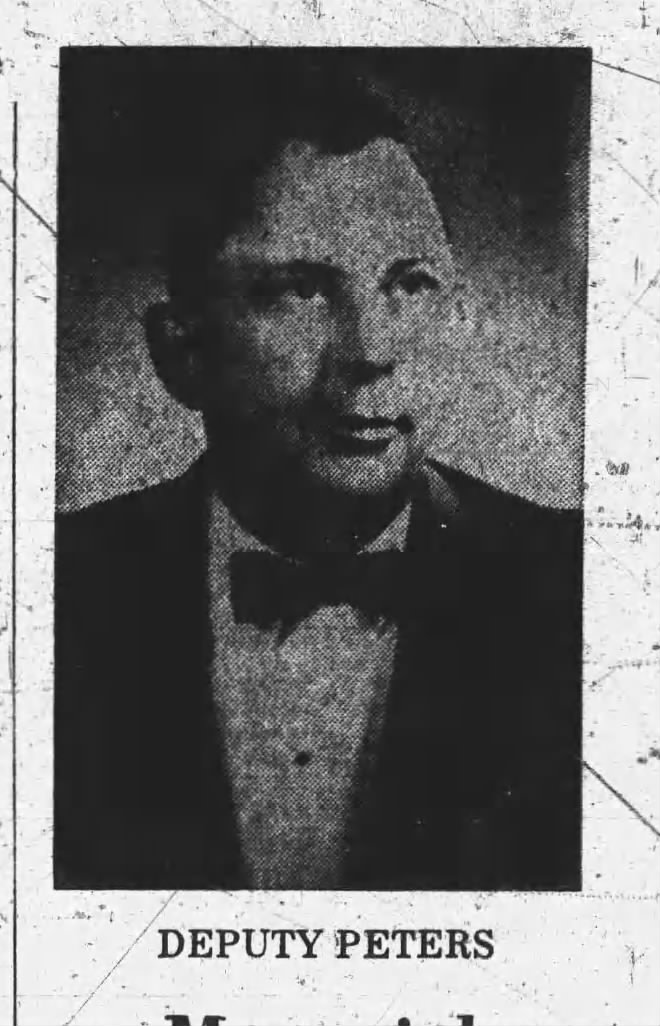 Deputy Sheriff Wayne H. Peters | Rush County Sheriff's Department, Indiana Deputy Sheriff Wayne H. Peters | Rush County Sheriff's Department, Indiana