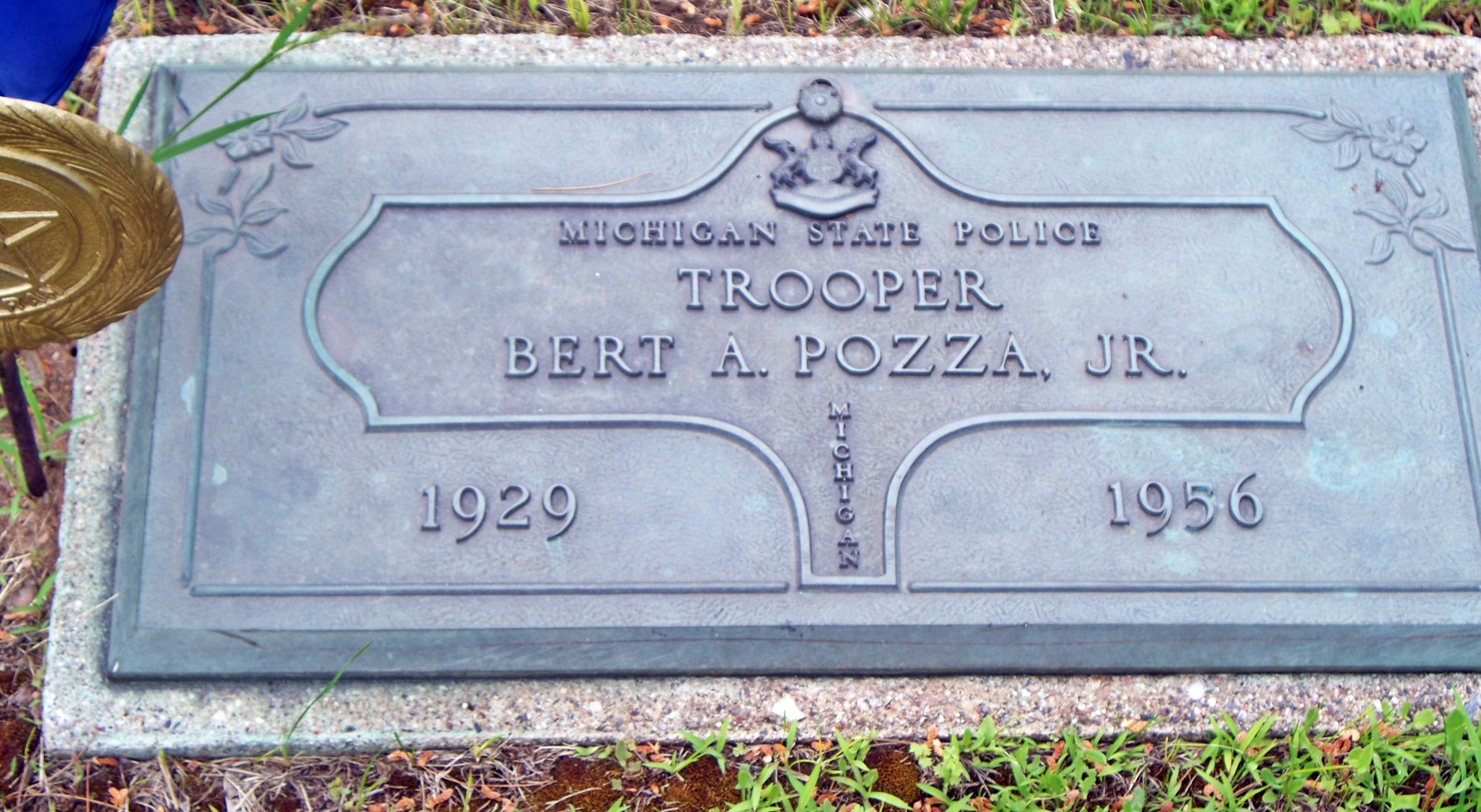 Trooper Bert Anthony Pozza | Michigan State Police, Michigan Trooper Bert Anthony Pozza | Michigan State Police, Michigan