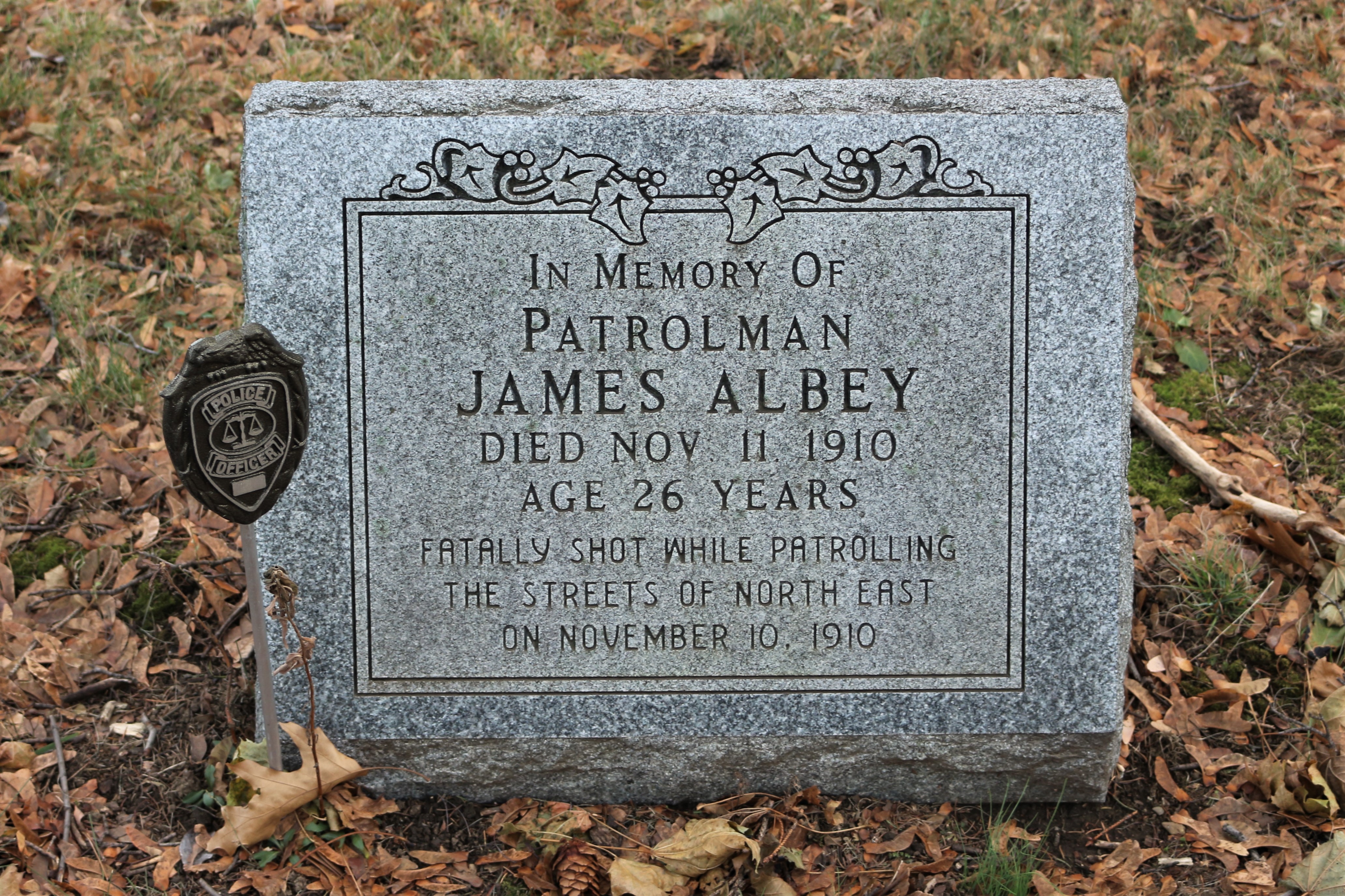 Patrolman James Albey | North East Borough Police Department, Pennsylvania Patrolman James Albey | North East Borough Police Department, Pennsylvania