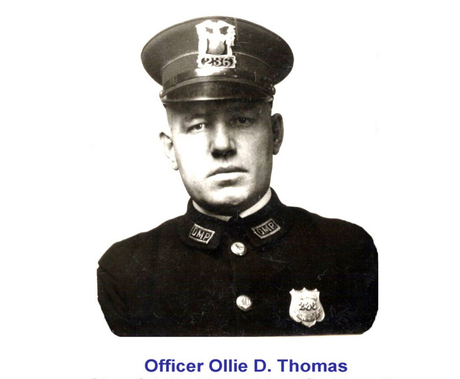 Patrolman Ollie D. Thomas | Des Moines Police Department, Iowa Patrolman Ollie D. Thomas | Des Moines Police Department, Iowa