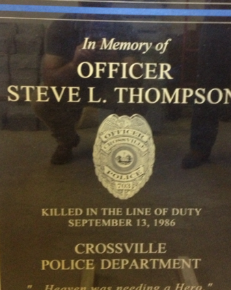 Patrolman Stevie L. Thompson | Crossville Police Department, Alabama Patrolman Stevie L. Thompson | Crossville Police Department, Alabama
