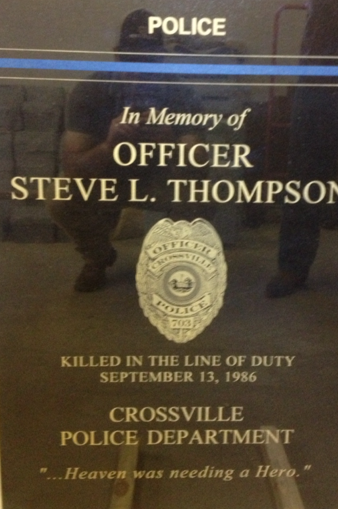 Patrolman Stevie L. Thompson | Crossville Police Department, Alabama Patrolman Stevie L. Thompson | Crossville Police Department, Alabama