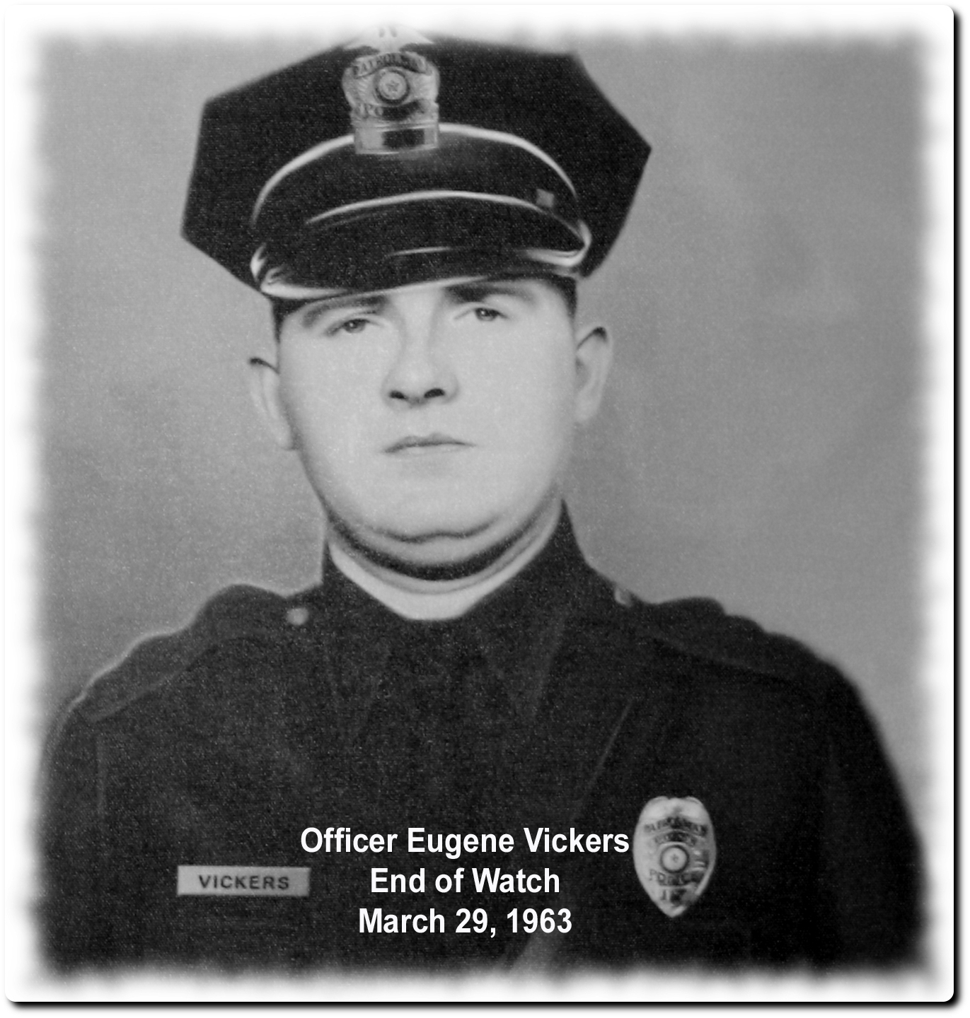 Patrolman Eugene Verdall Vickers | Tyler Police Department, Texas Patrolman Eugene Verdall Vickers | Tyler Police Department, Texas