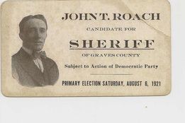 Sheriff John T. Roach | Graves County Sheriff's Department, Kentucky Sheriff John T. Roach | Graves County Sheriff's Department, Kentucky