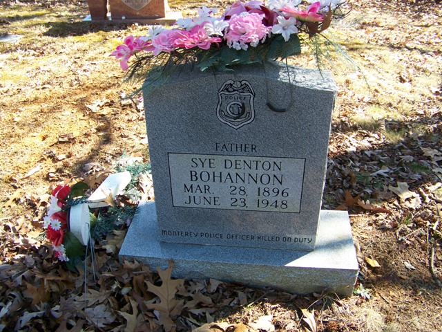 Night Policeman Sye Denton Bohannon | Monterey Police Department, Tennessee Night Policeman Sye Denton Bohannon | Monterey Police Department, Tennessee