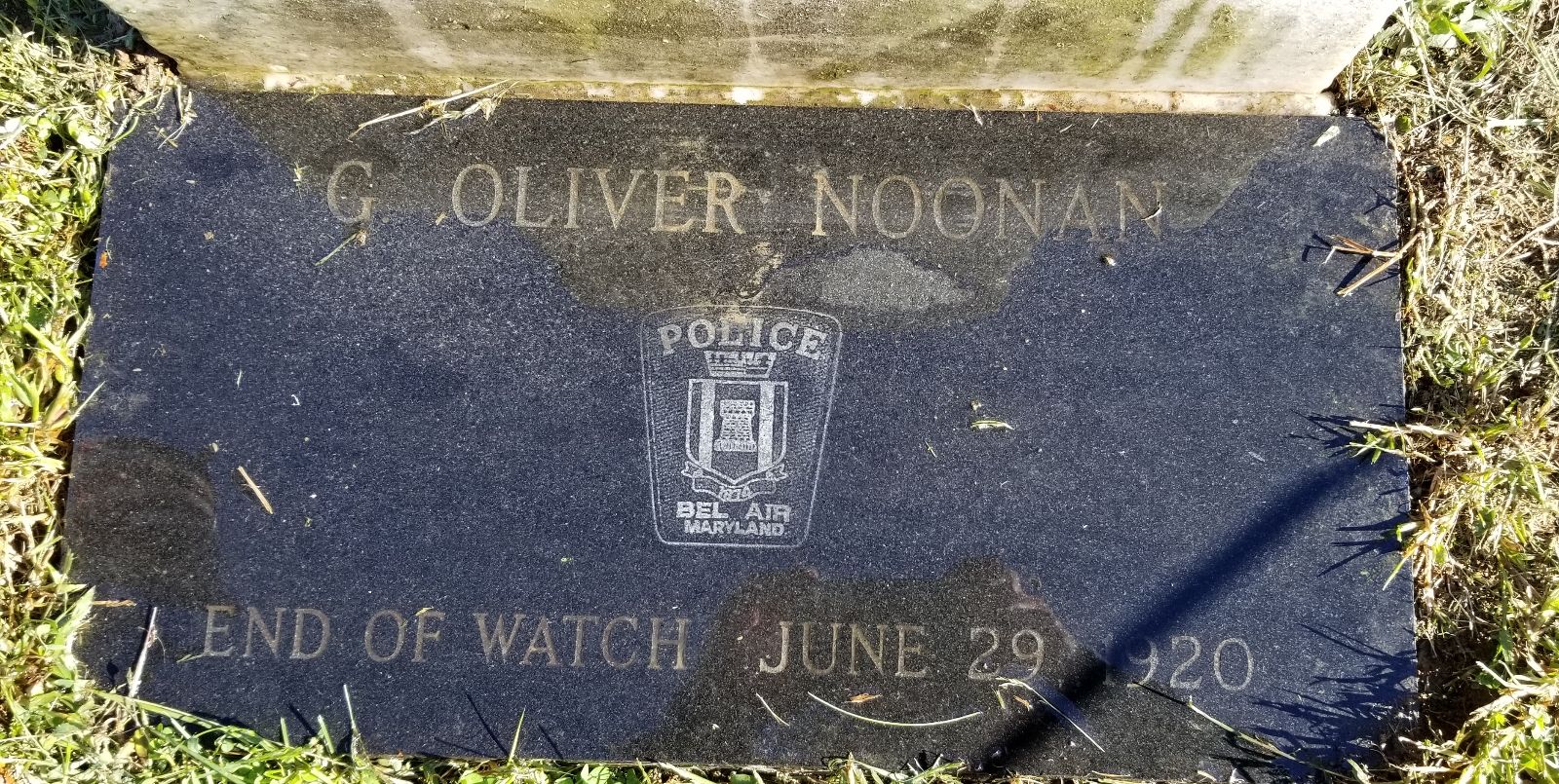 Officer George Oliver Noonan | Bel Air Police Department, Maryland Officer George Oliver Noonan | Bel Air Police Department, Maryland