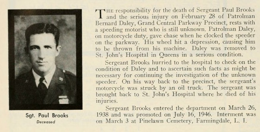Sergeant Paul E. Brooks | New York City Police Department, New York Sergeant Paul E. Brooks | New York City Police Department, New York