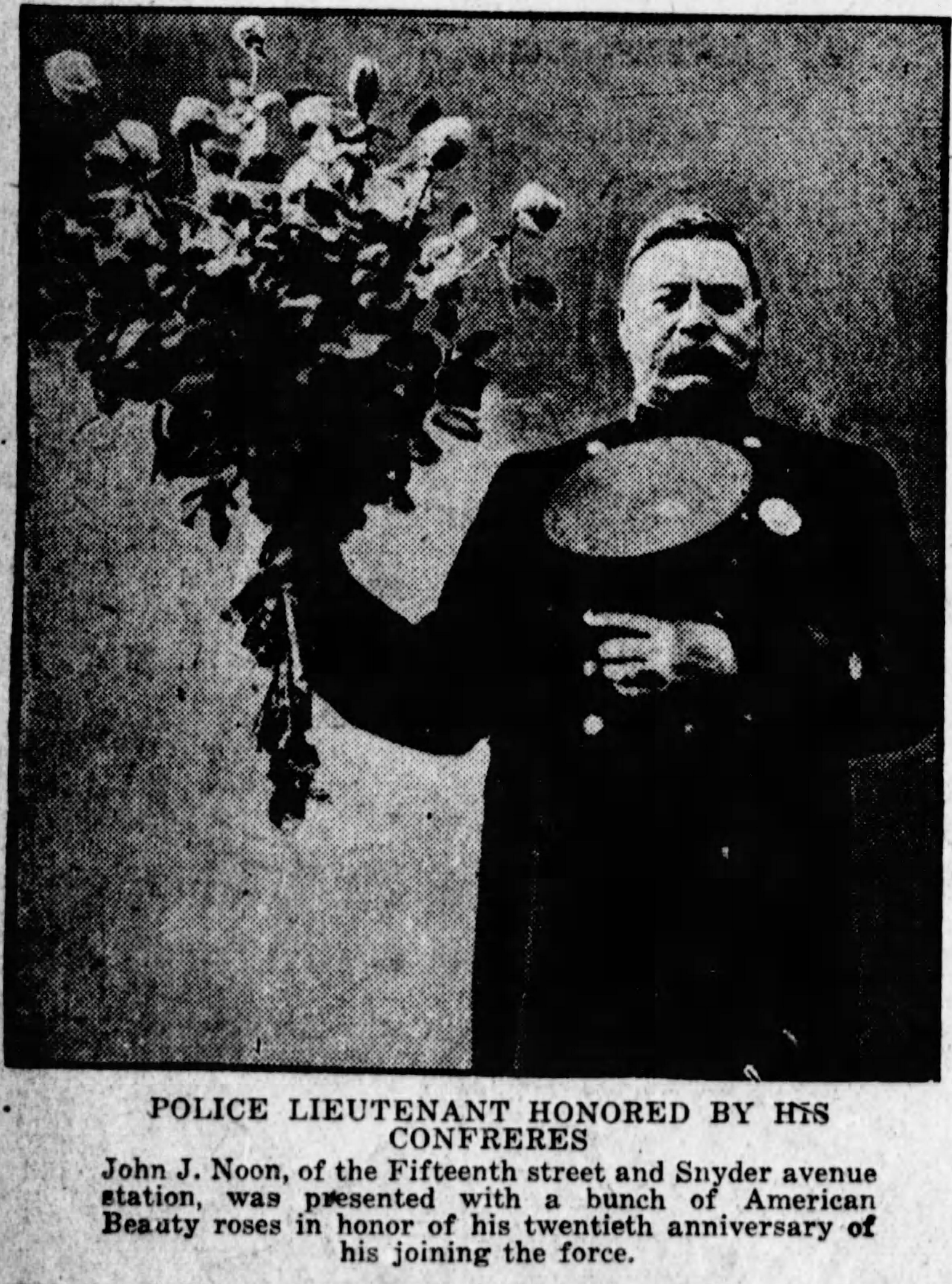 Captain John J. Noon | Philadelphia Police Department, Pennsylvania Captain John J. Noon | Philadelphia Police Department, Pennsylvania