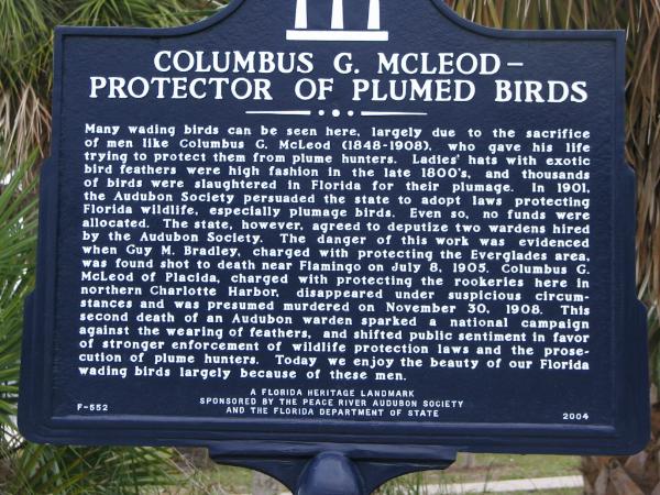 Game Warden Columbus G. McLeod | National Audubon Society, Florida Game Warden Columbus G. McLeod | National Audubon Society, Florida