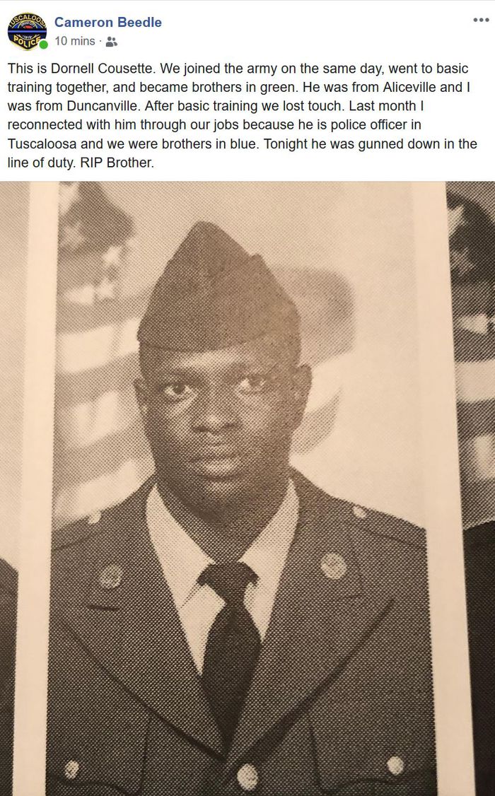 Investigator Dornell Cousette | Tuscaloosa Police Department, Alabama Investigator Dornell Cousette | Tuscaloosa Police Department, Alabama
