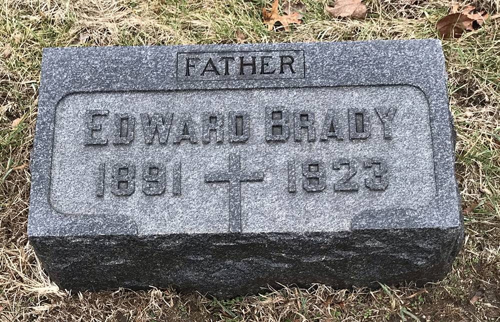 Detective Edward Michael Brady | New York, Chicago and St. Louis Railroad Police Department, Railroad Police Detective Edward Michael Brady | New York, Chicago and St. Louis Railroad Police Department, Railroad Police