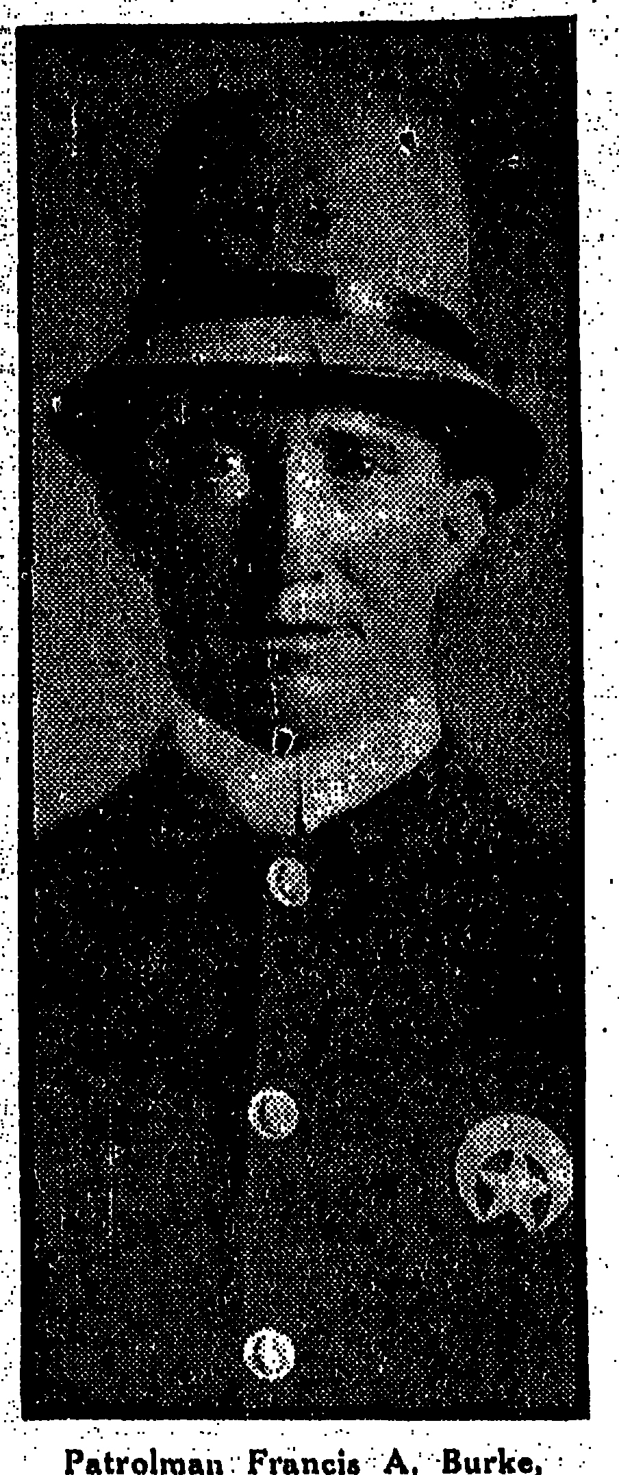 Patrolman Francis A. Burke | New Orleans Police Department, Louisiana Patrolman Francis A. Burke | New Orleans Police Department, Louisiana