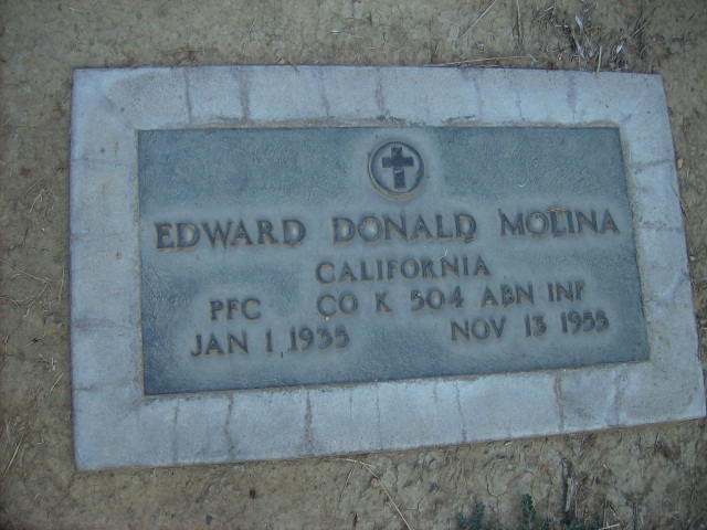 Private First Class Edward Donald Molina | United States Army Military Police Corps, U.S. Government Private First Class Edward Donald Molina | United States Army Military Police Corps, U.S. Government
