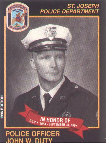 Officer John W. Duty | St. Joseph Police Department, Missouri Officer John W. Duty | St. Joseph Police Department, Missouri