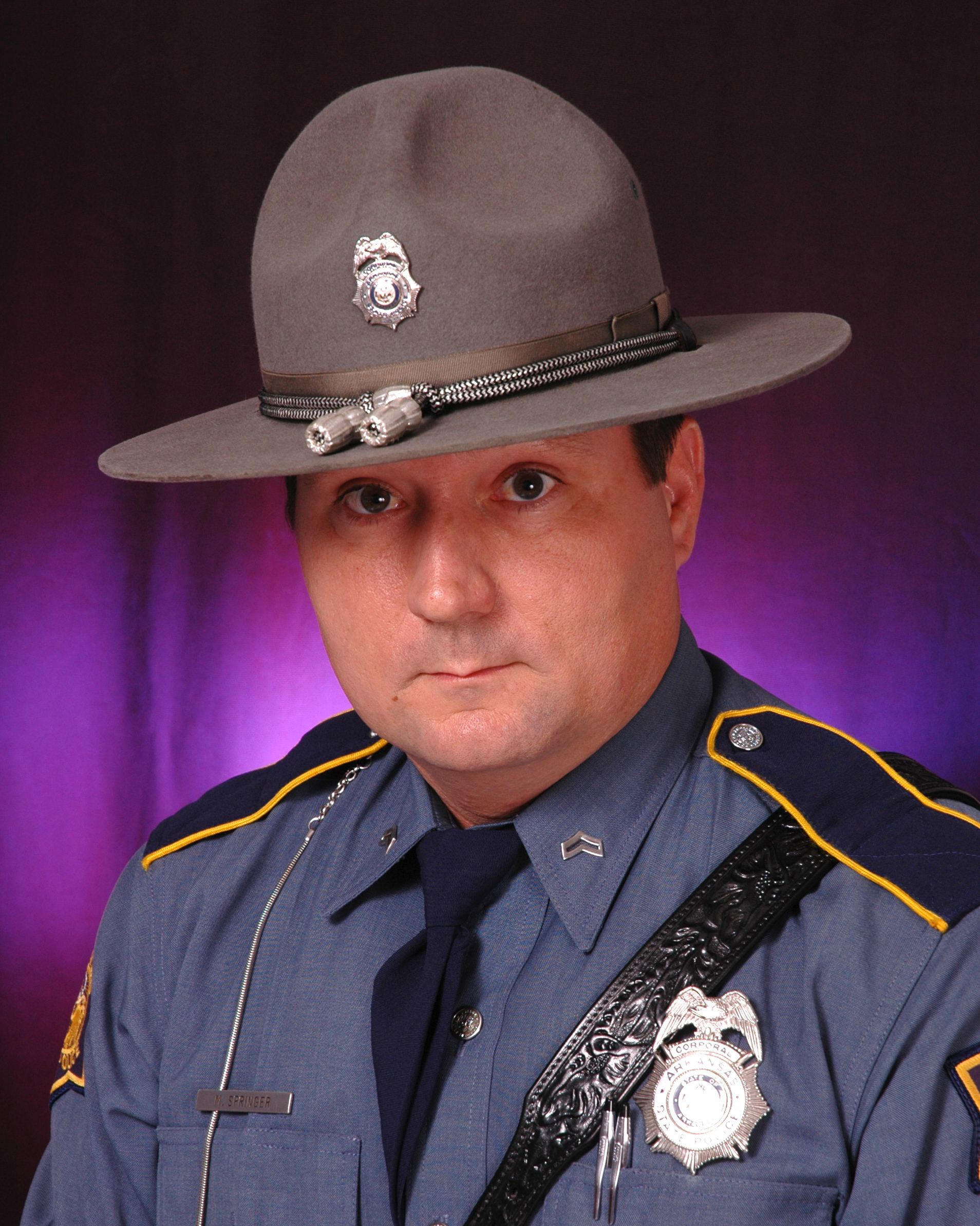 Corporal Michael R. Springer | Arkansas State Police, Arkansas Corporal Michael R. Springer | Arkansas State Police, Arkansas