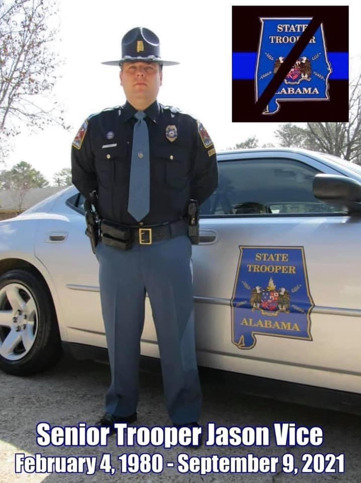 Senior Trooper Jason Lynn Vice | Alabama Law Enforcement Agency, Alabama Senior Trooper Jason Lynn Vice | Alabama Law Enforcement Agency, Alabama