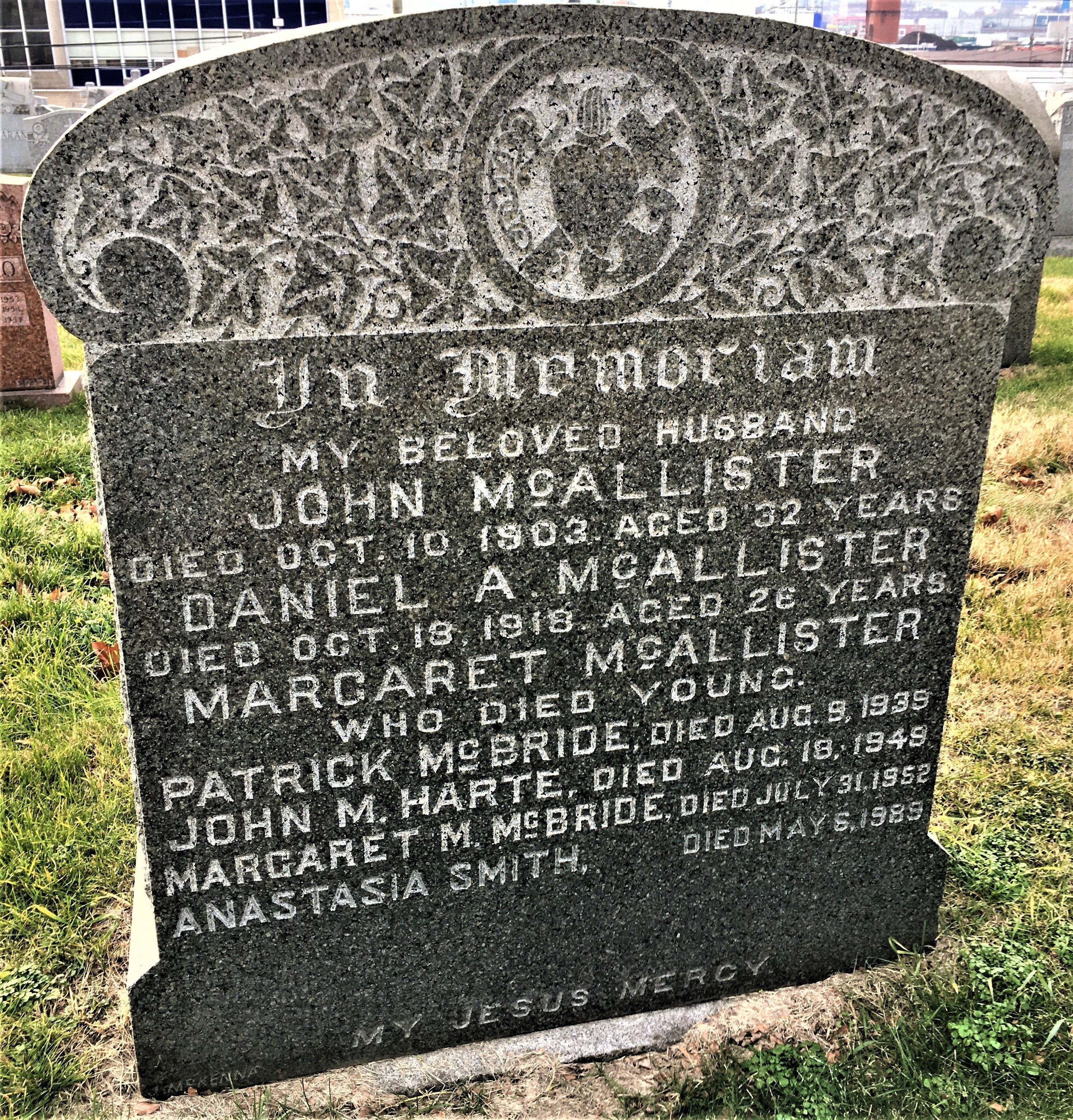 Patrolman Daniel A. McAllister | New York City Police Department, New York