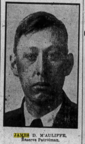 Patrolman James Daniel McAuliffe | Lynn Police Department, Massachusetts Patrolman James Daniel McAuliffe | Lynn Police Department, Massachusetts