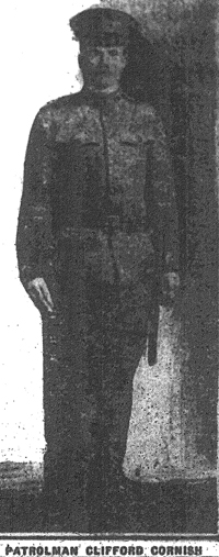 Substitute Patrolman Clifford L. Cornish | Cincinnati Police Department, Ohio Substitute Patrolman Clifford L. Cornish | Cincinnati Police Department, Ohio