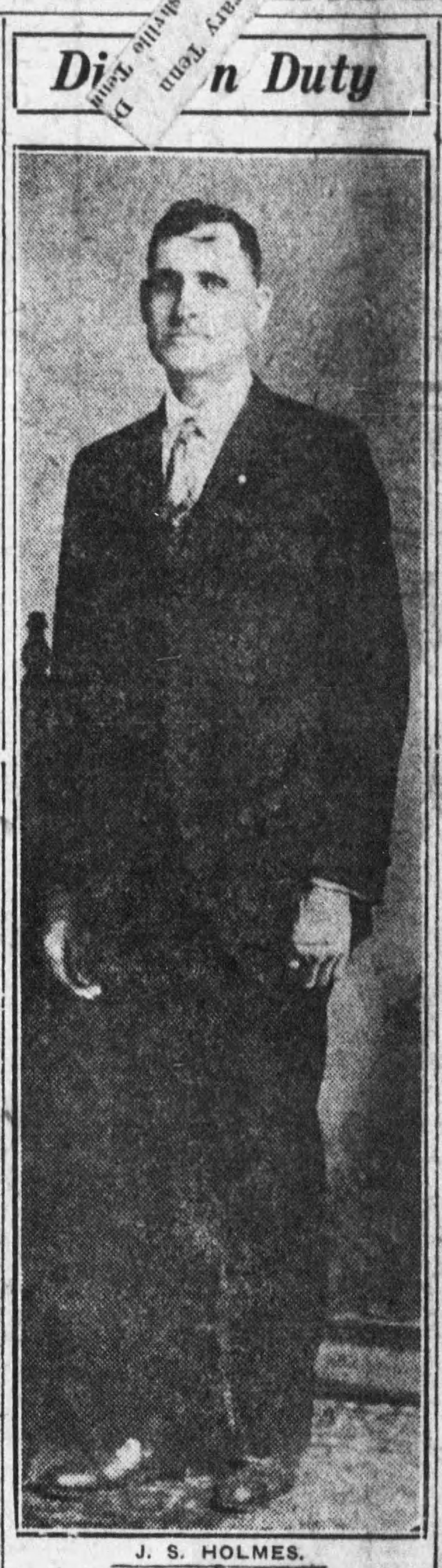 Patrolman James Sidney Holmes | Memphis Police Department, Tennessee Patrolman James Sidney Holmes | Memphis Police Department, Tennessee