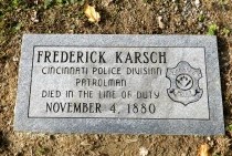 Patrolman Fred Karsch | Cincinnati Police Department, Ohio Patrolman Fred Karsch | Cincinnati Police Department, Ohio