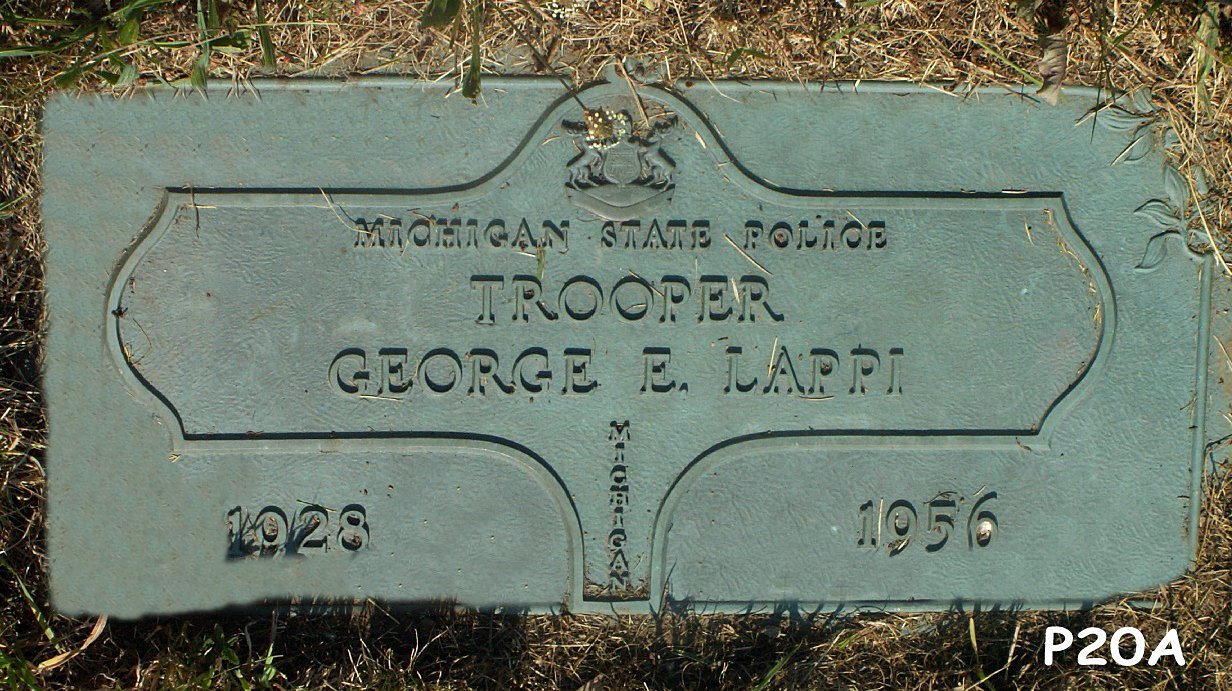 Trooper George Eino Lappi | Michigan State Police, Michigan Trooper George Eino Lappi | Michigan State Police, Michigan