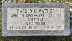 Corporal Harold C. Mattice | New York State Police, New York Corporal Harold C. Mattice | New York State Police, New York